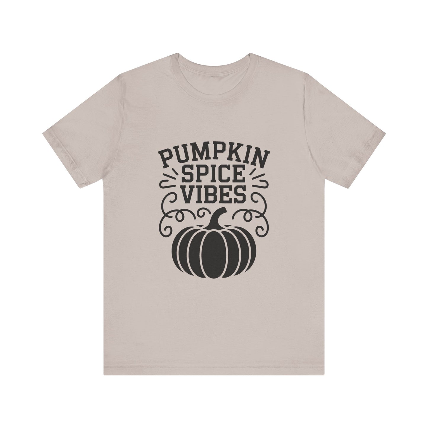 Pumpkin Spice Vibes Tee - Fall T-Shirt, Autumn Apparel, Halloween Shirt, Cozy Gift, Thanksgiving Top