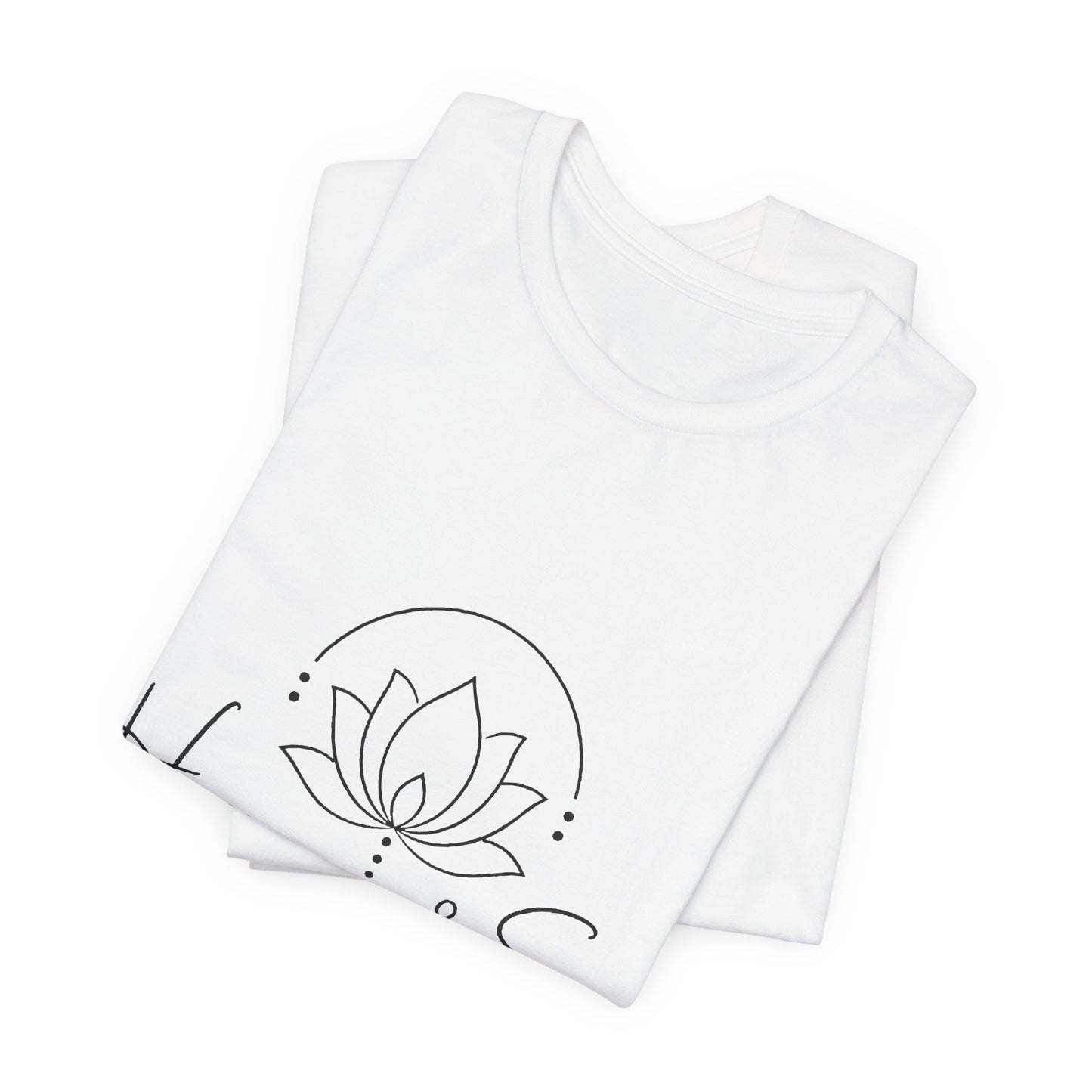 Harmony & Sage Tee — Lotus Graphic Mindful T-Shirt ("Created with Intention, Inspired by Nature")