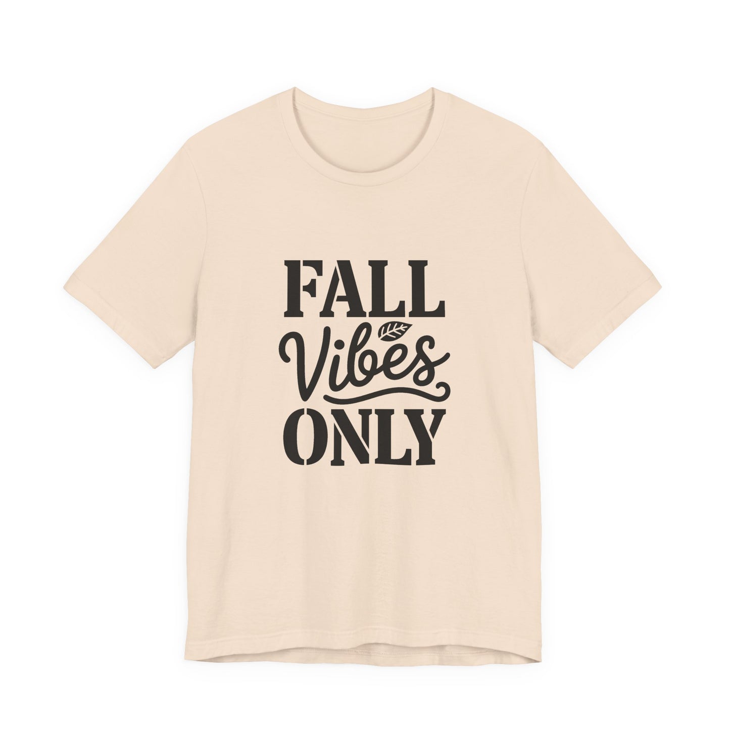 Unisex Fall Vibes Short Sleeve Tee, Casual Autumn Shirt, Seasonal Graphic Tee, Perfect for Thanksgiving, Cozy Fall Outfit