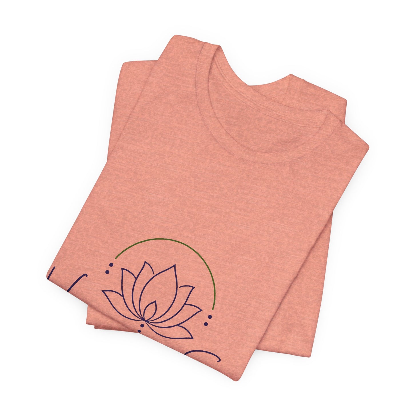Harmony & Sage Lotus Tee — Minimal Wellness Graphic T-Shirt