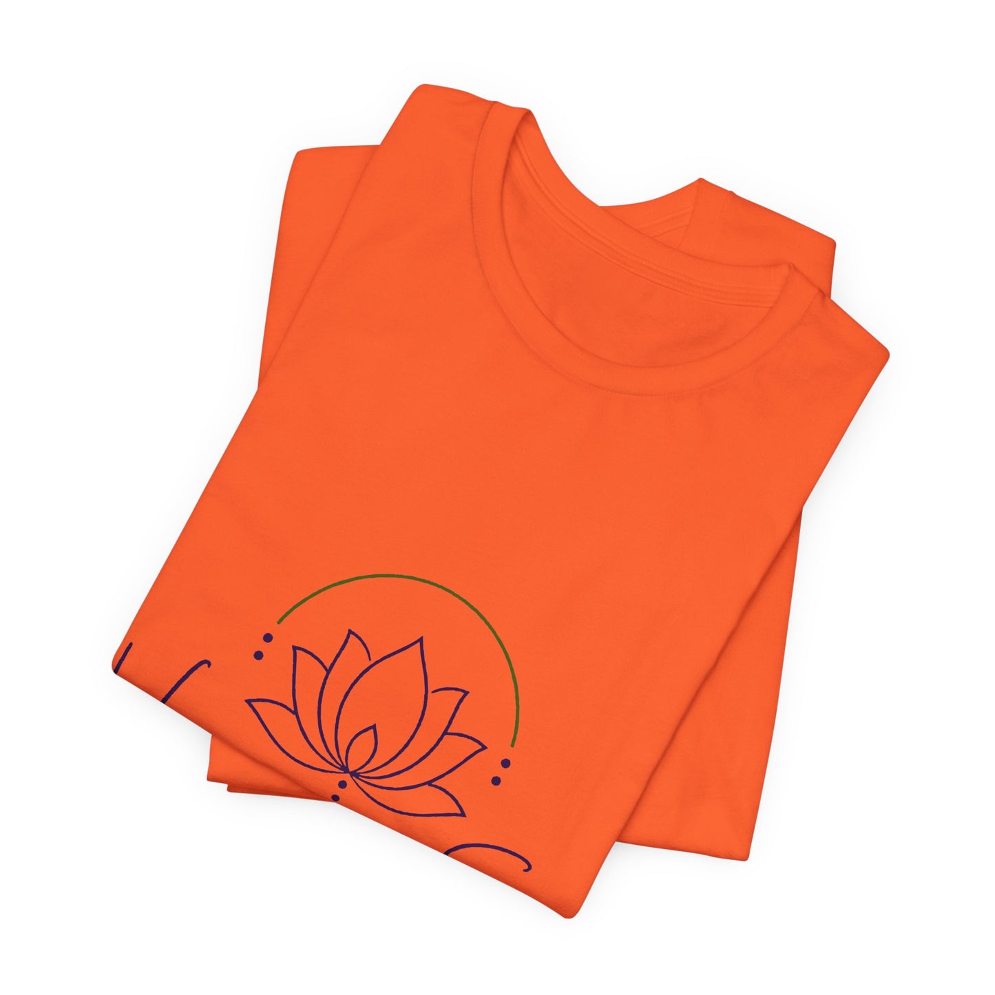 Harmony & Sage Lotus Tee — Minimal Wellness Graphic T-Shirt