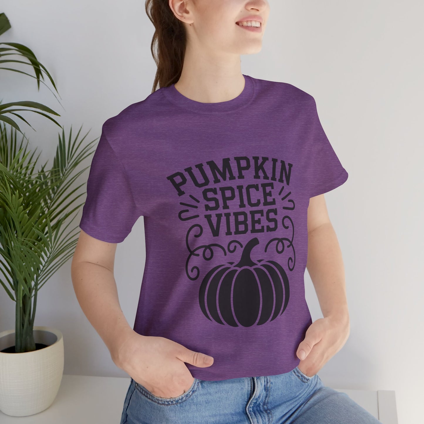 Pumpkin Spice Vibes Tee - Fall T-Shirt, Autumn Apparel, Halloween Shirt, Cozy Gift, Thanksgiving Top