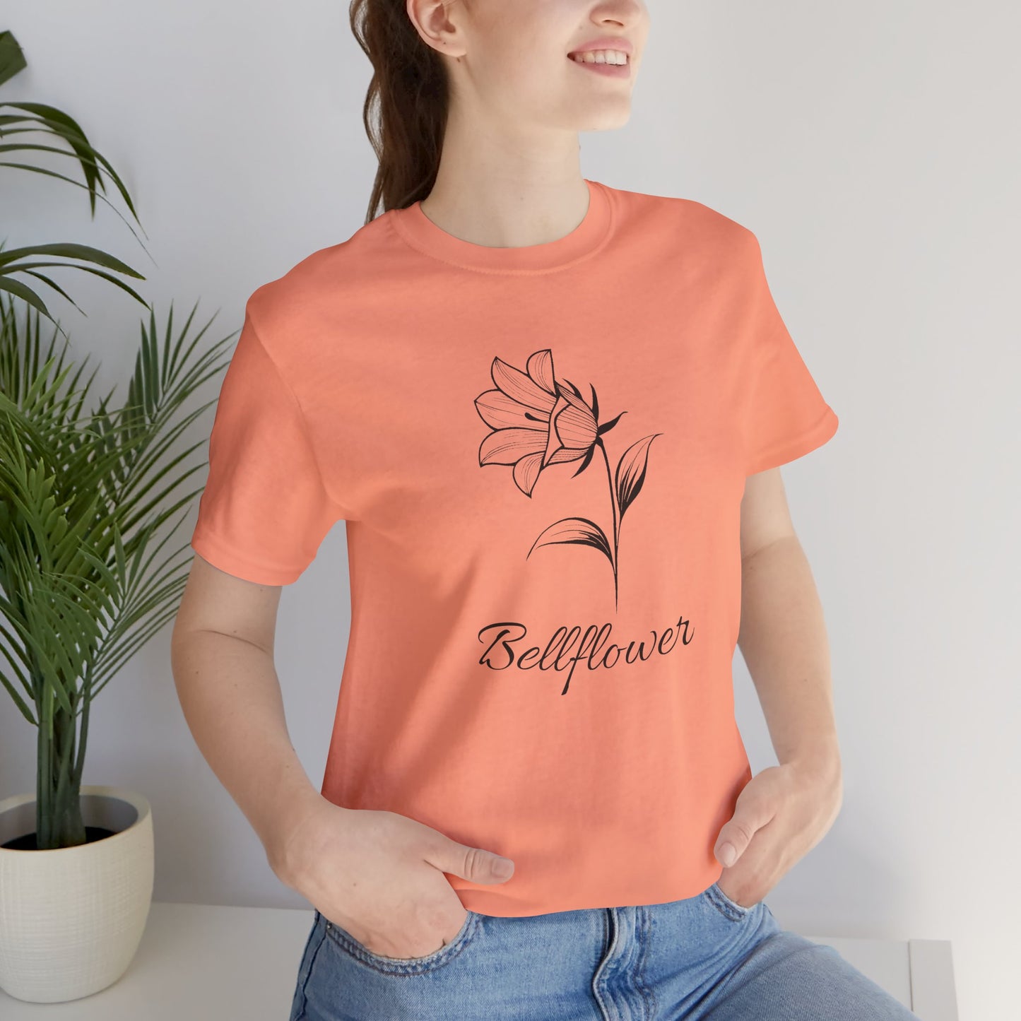 Elegant Bellflower Graphic Tee - Soft Cotton T-Shirt for Nature Lovers, Flower Lover's Gift, Everyday Wear, Eco-Friendly Apparel, [...]