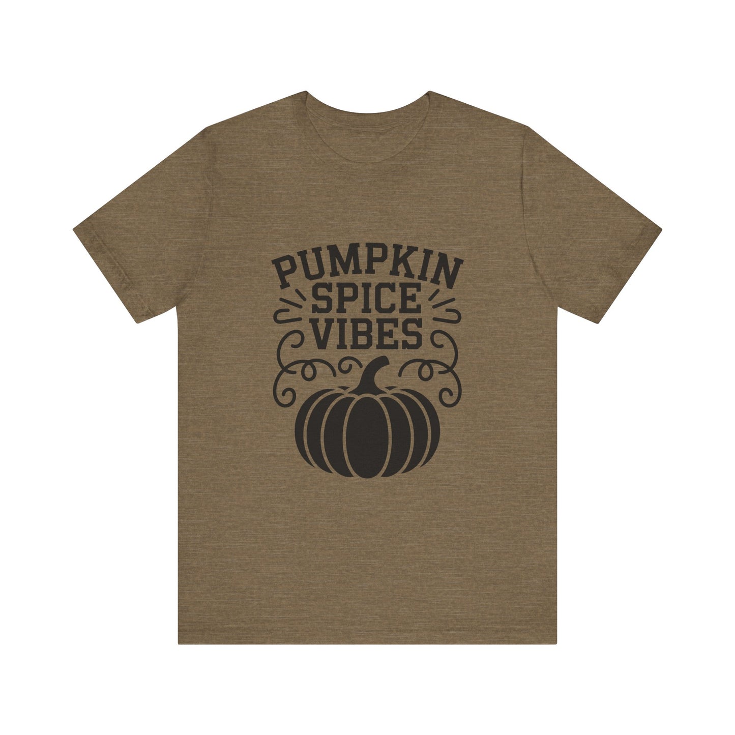Pumpkin Spice Vibes Tee - Fall T-Shirt, Autumn Apparel, Halloween Shirt, Cozy Gift, Thanksgiving Top