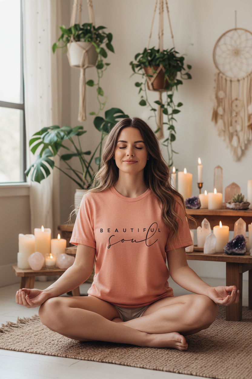 Beautiful Soul Inspirational Unisex Tee, Motivational T-Shirt, Casual Wear, Gift for Her, Everyday Comfort Shirt