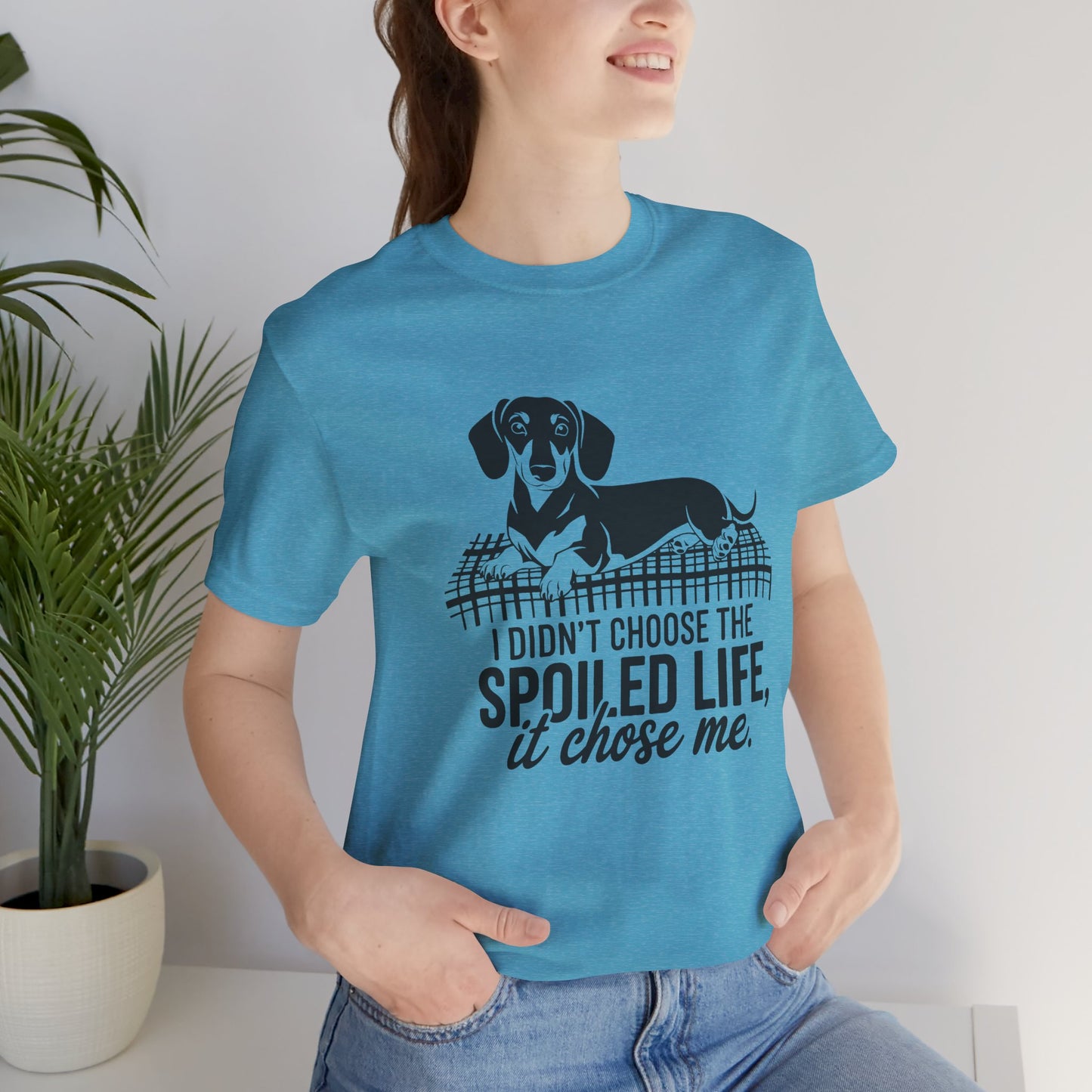 Spoiled Life Dog Lover Tee, Unisex Jersey T-Shirt for Pet Owners, Funny Dog Shirt, Gift for Dog Lovers, Casual Animal Apparel