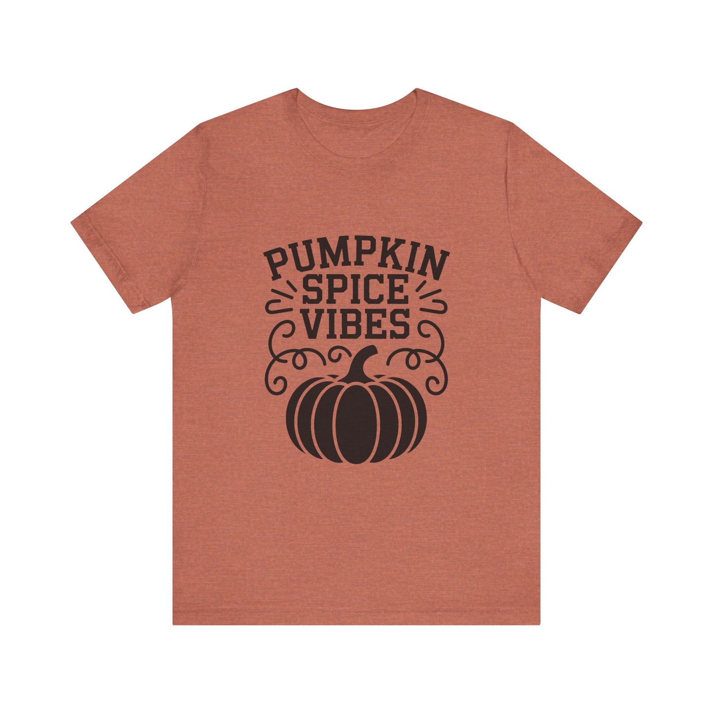 Pumpkin Spice Vibes Tee - Fall T-Shirt, Autumn Apparel, Halloween Shirt, Cozy Gift, Thanksgiving Top