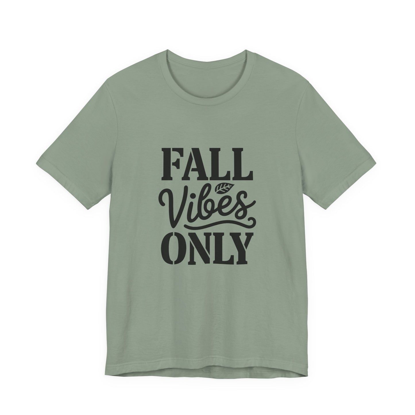 Unisex Fall Vibes Short Sleeve Tee, Casual Autumn Shirt, Seasonal Graphic Tee, Perfect for Thanksgiving, Cozy Fall Outfit