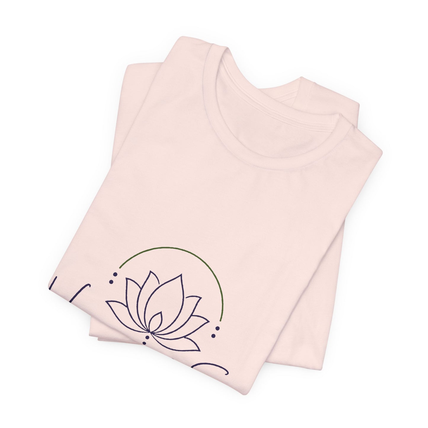 Harmony & Sage Lotus Tee — Minimal Wellness Graphic T-Shirt