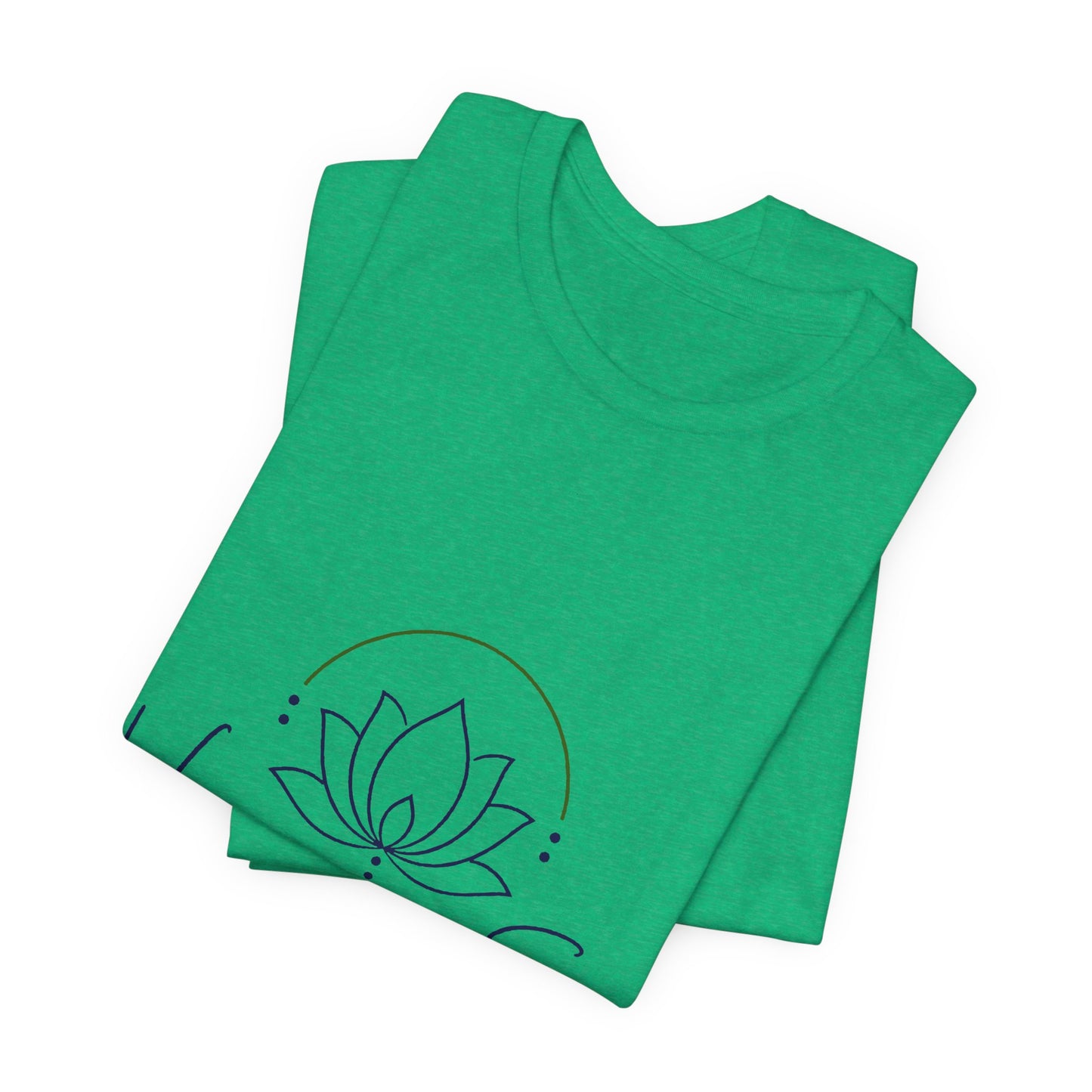 Harmony & Sage Lotus Tee — Minimal Wellness Graphic T-Shirt