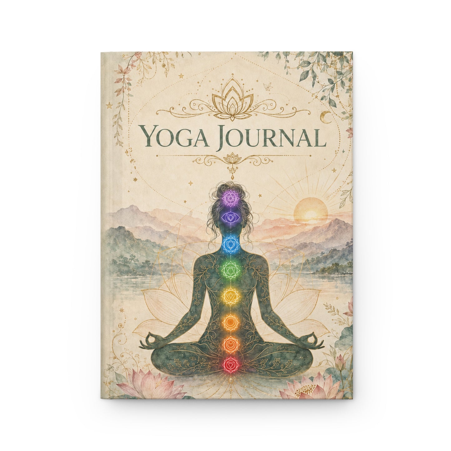 Yoga Journal Hardcover — Chakra Meditation Notebook for Mindfulness & Daily Practice