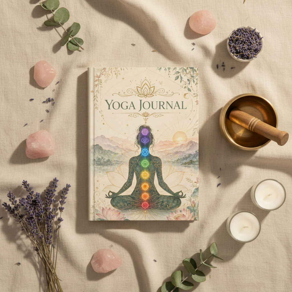 Yoga Journal Hardcover — Chakra Meditation Notebook for Mindfulness & Daily Practice