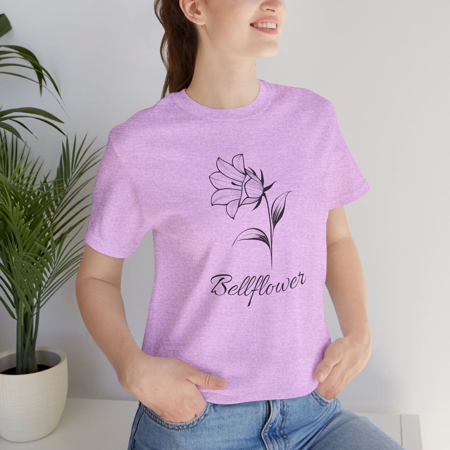 Elegant Bellflower Graphic Tee - Soft Cotton T-Shirt for Nature Lovers, Flower Lover's Gift, Everyday Wear, Eco-Friendly Apparel, [...]