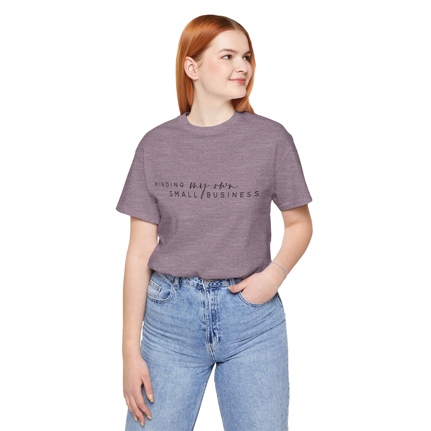 Small Business Minded Women's Tee, Motivational T-Shirt, Entrepreneur Shirt, Gift for Business Owner, Casual Everyday Wear