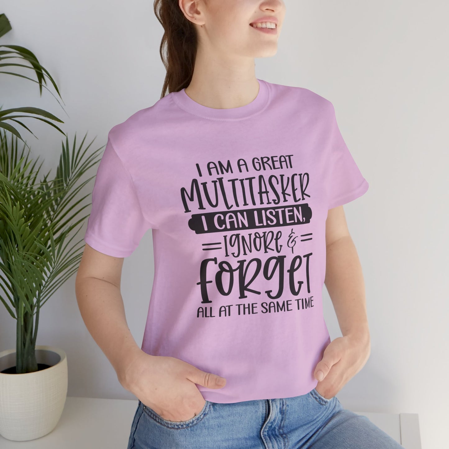 Funny Multitasker Unisex Tee, Great Gift for Moms, Teachers, Friends, Casual Wear, Humor Shirt