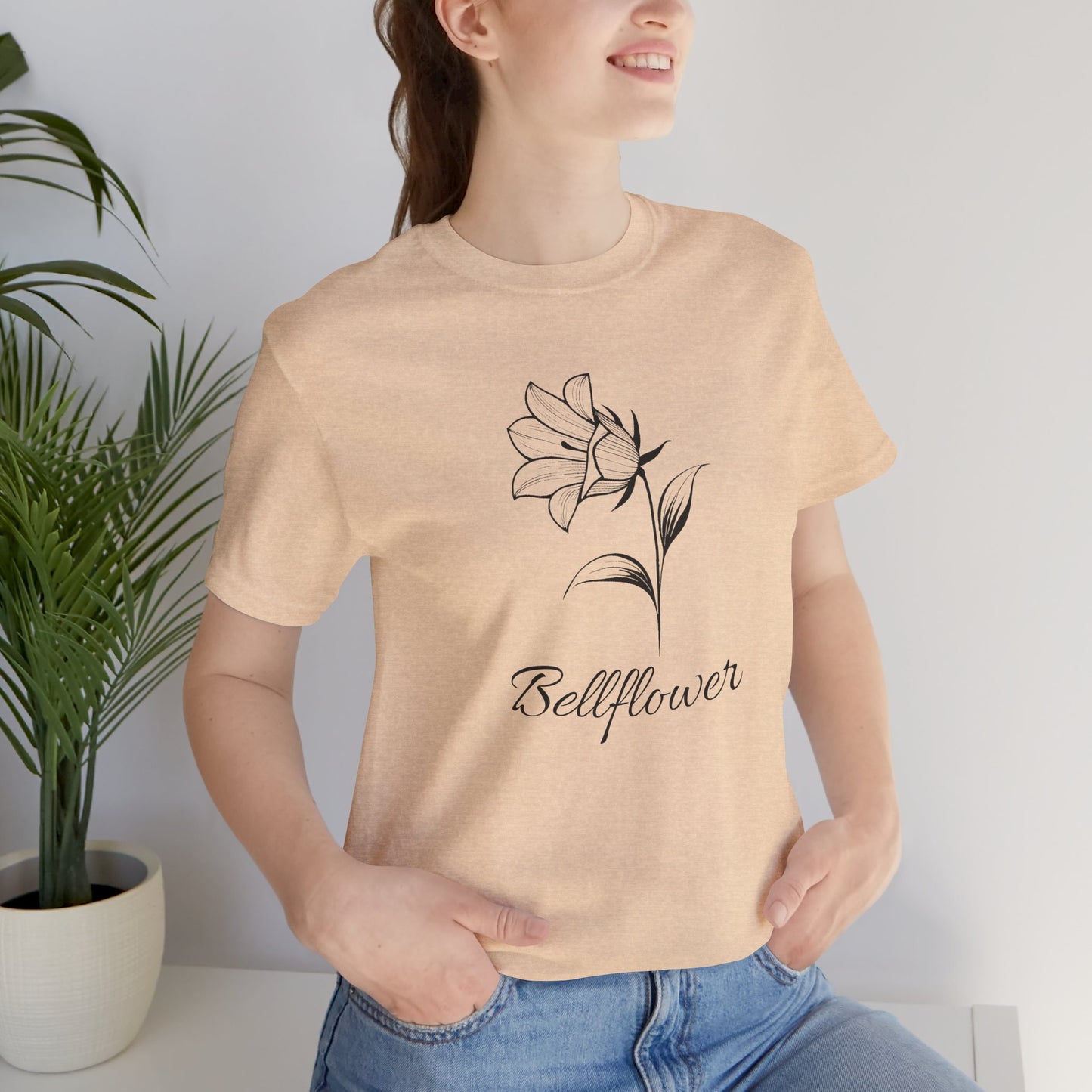 Elegant Bellflower Graphic Tee - Soft Cotton T-Shirt for Nature Lovers, Flower Lover's Gift, Everyday Wear, Eco-Friendly Apparel, [...]