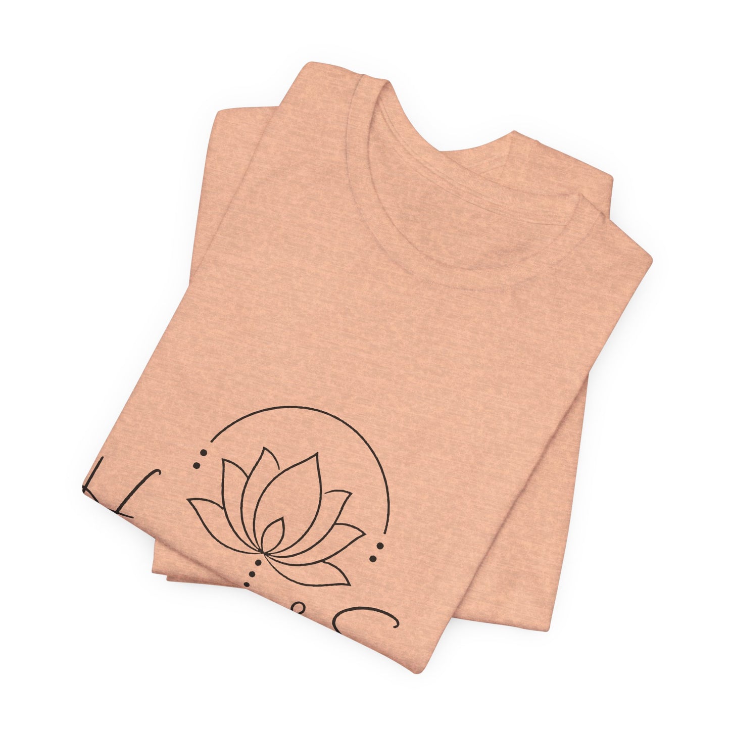 Harmony & Sage Tee — Lotus Graphic Mindful T-Shirt ("Created with Intention, Inspired by Nature")
