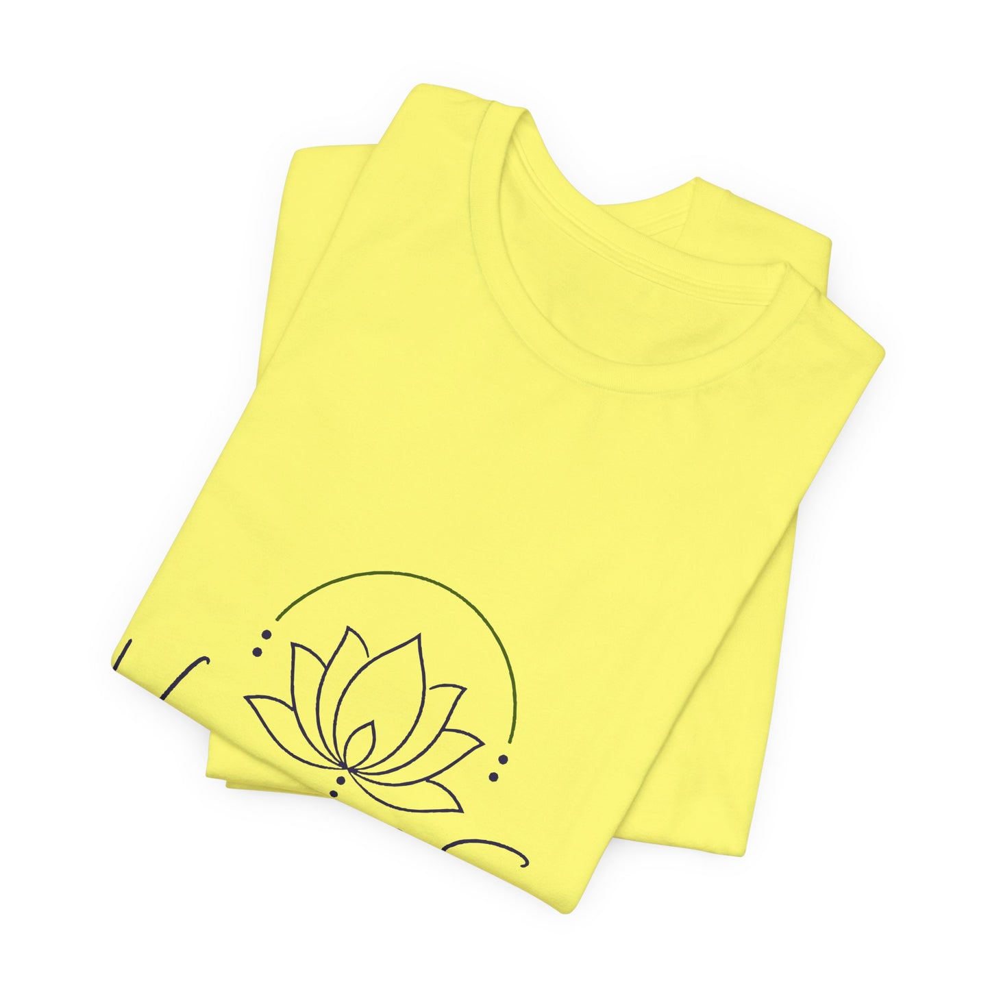 Harmony & Sage Lotus Tee — Minimal Wellness Graphic T-Shirt