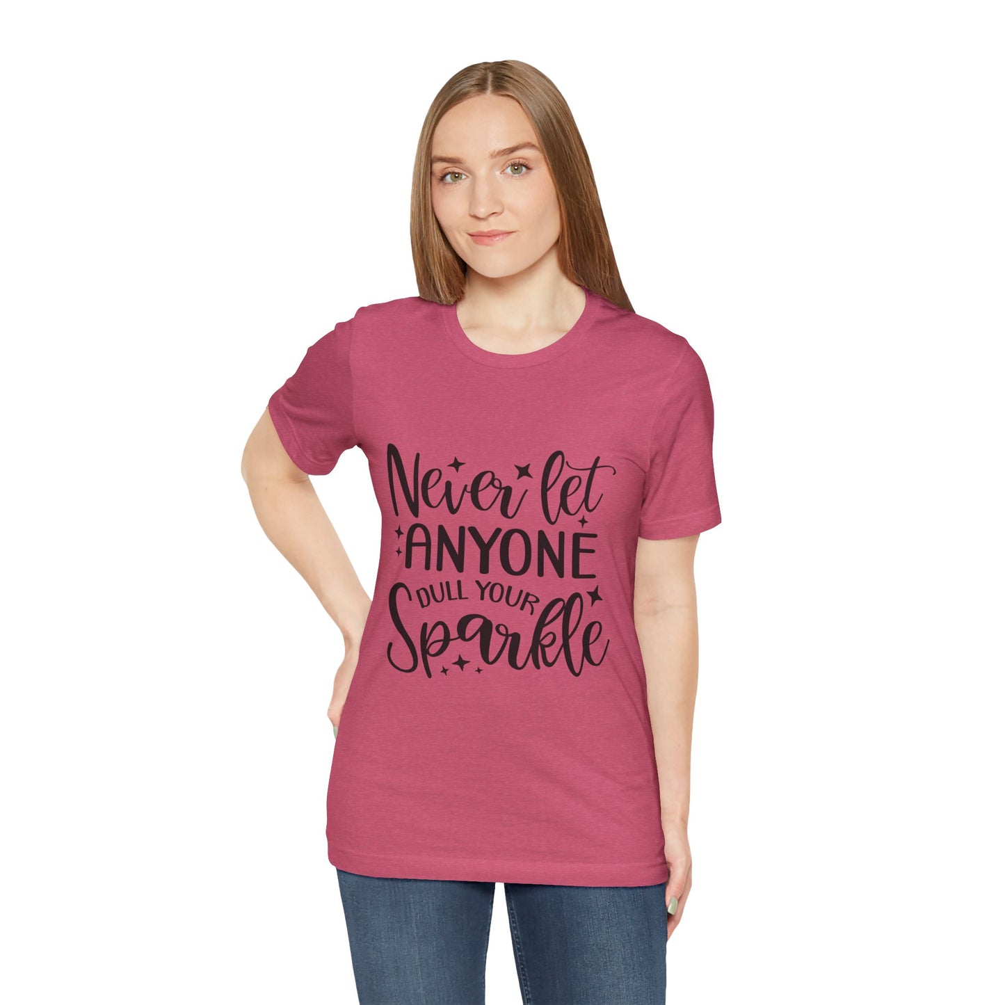 Sparkle Reminder Unisex Tee, Inspirational Gift, Positive Vibes T-Shirt, Motivational Shirt, Galentine's Day Gift