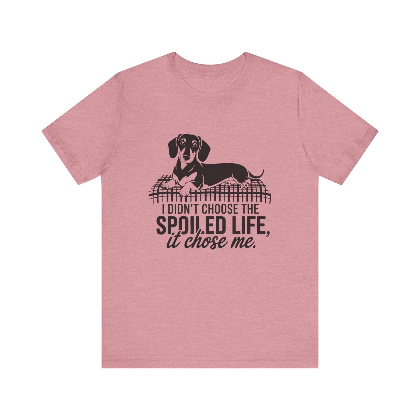 Spoiled Life Dog Lover Tee, Unisex Jersey T-Shirt for Pet Owners, Funny Dog Shirt, Gift for Dog Lovers, Casual Animal Apparel