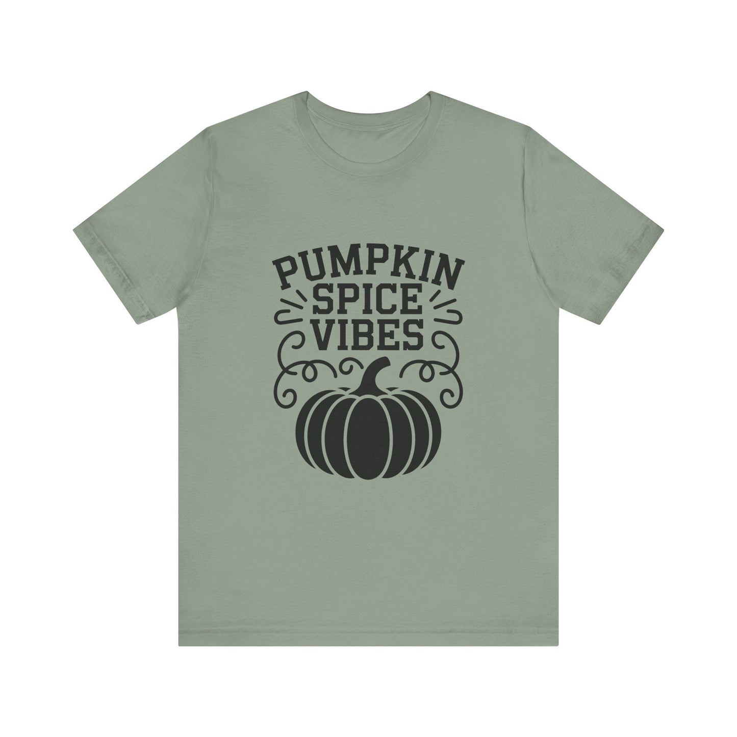 Pumpkin Spice Vibes Tee - Fall T-Shirt, Autumn Apparel, Halloween Shirt, Cozy Gift, Thanksgiving Top