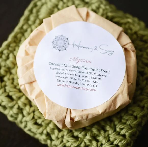 Alyssum Coconut Milk Detergent Free Soap