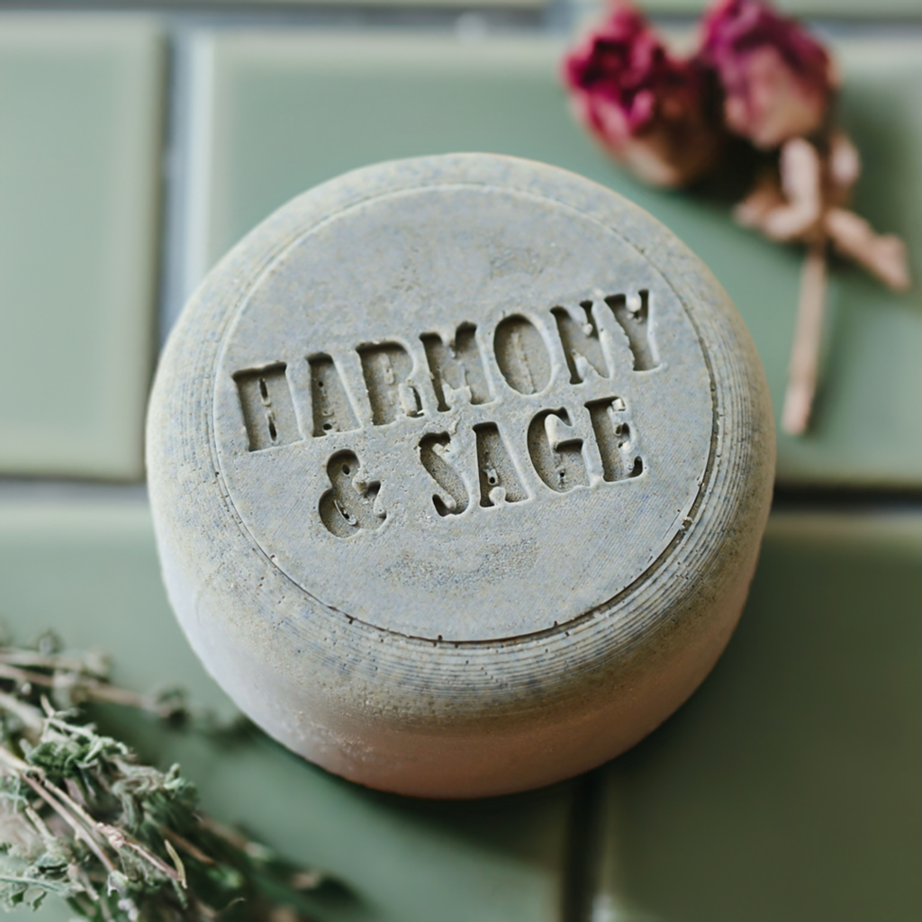 Blue Clay Shampoo Bar for All Hair Types (Blue Lotus)