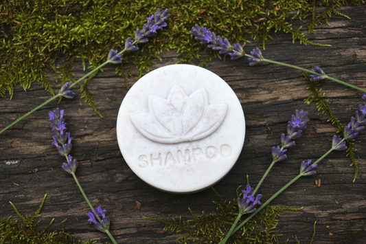 Jamun Seed Purple Clay Shampoo Bar for All Hair Types 3 oz (Lavender), Scalp Care, Plastic Free, Eco-friendly - Harmonyandsage