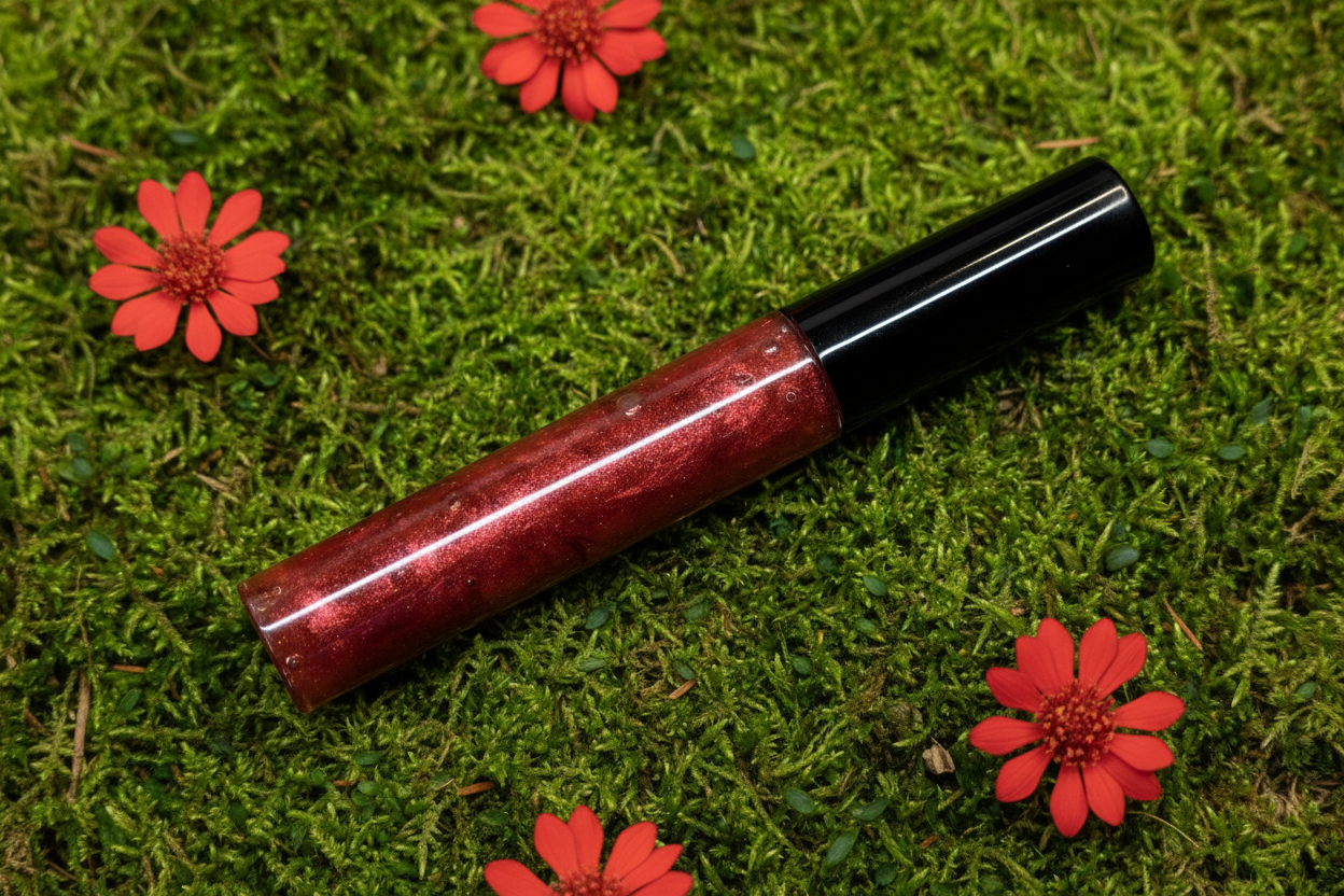 Lip Gloss, Olive Oil,  Sunflower Oil, Shimmer Gloss, Tinted, Mica