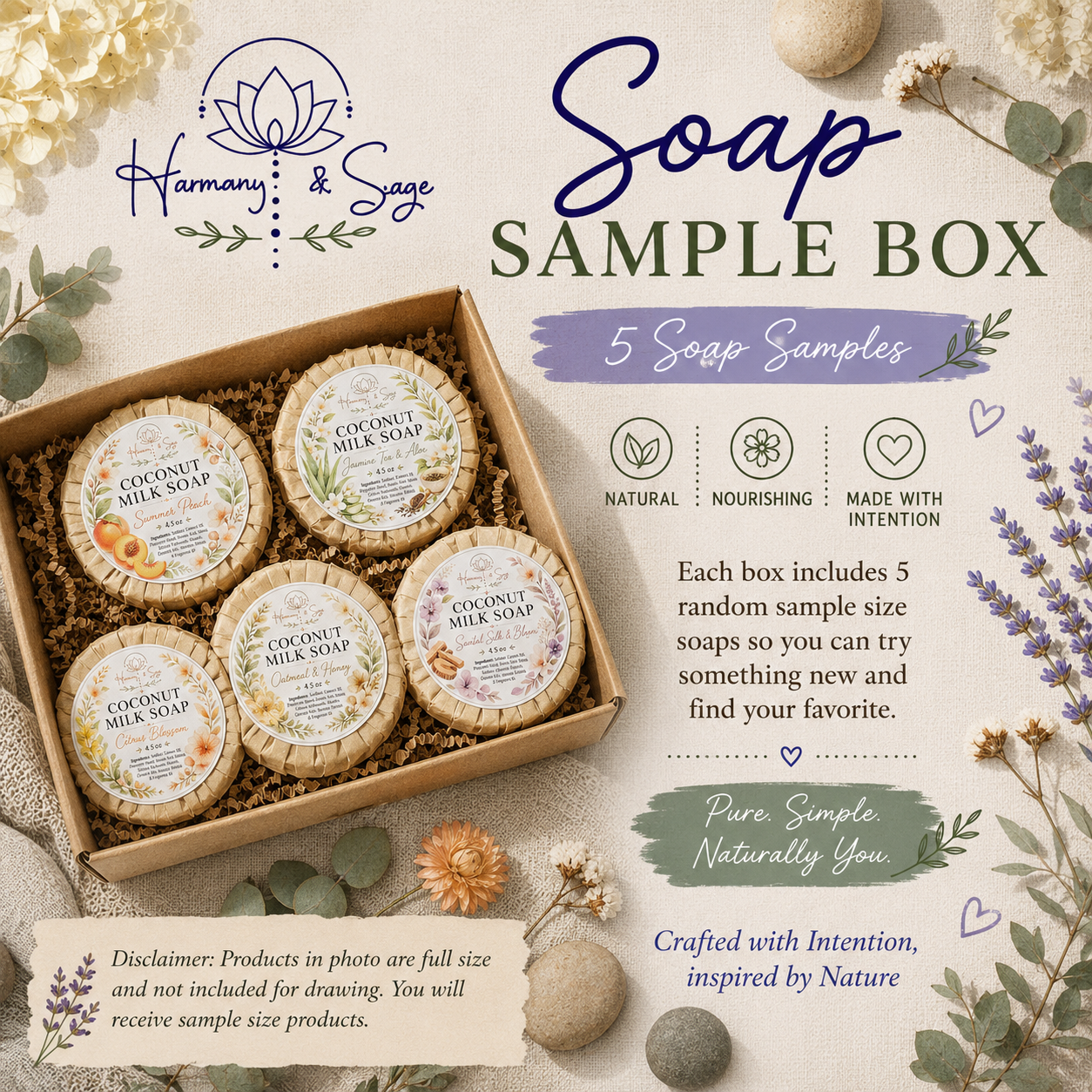 Mystery Blind Sample Box, Skincare, Facebook Drawing, Soap