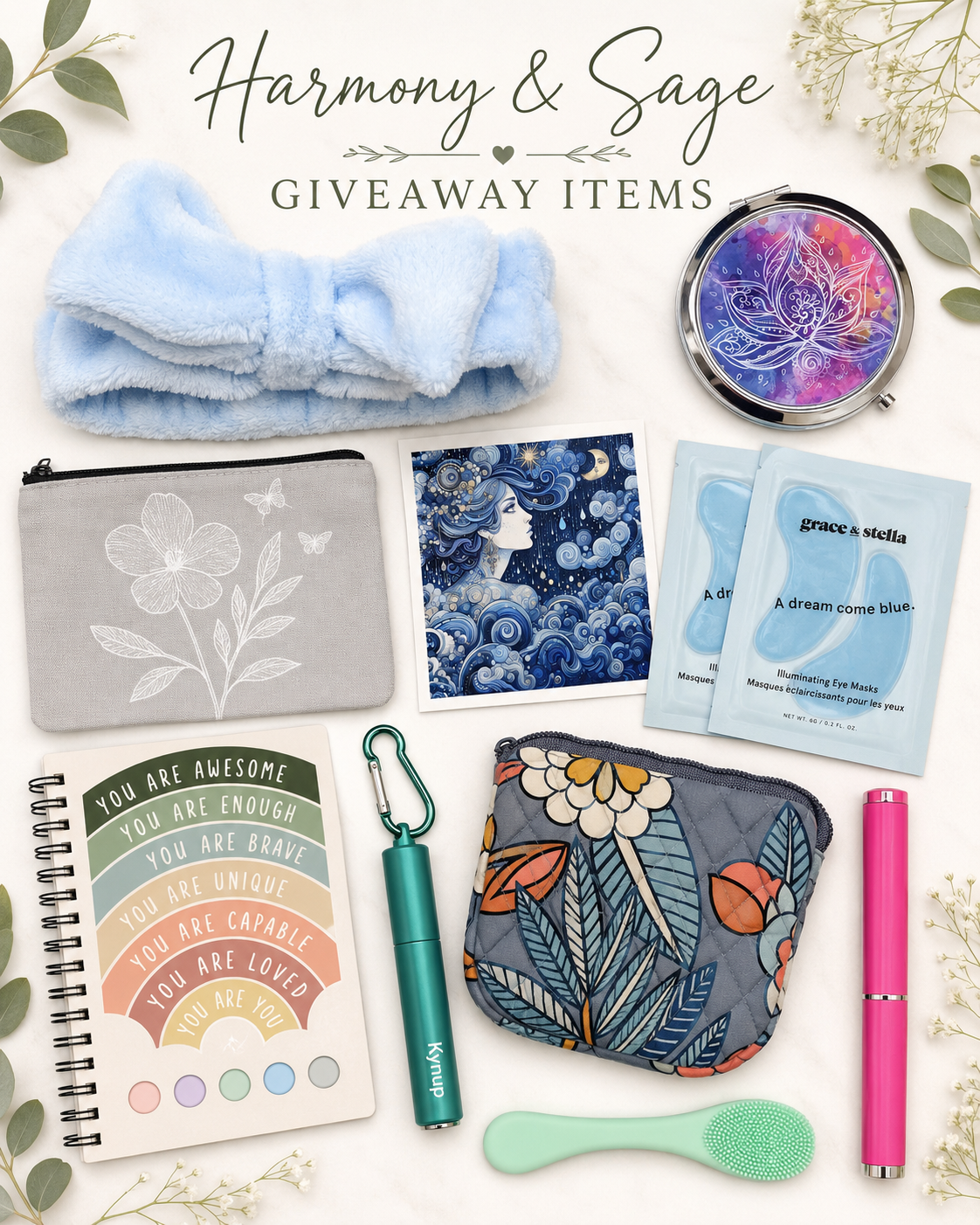 Mystery Blind Sample Box, Skincare, Facebook Live Drawing, Sample Reveal