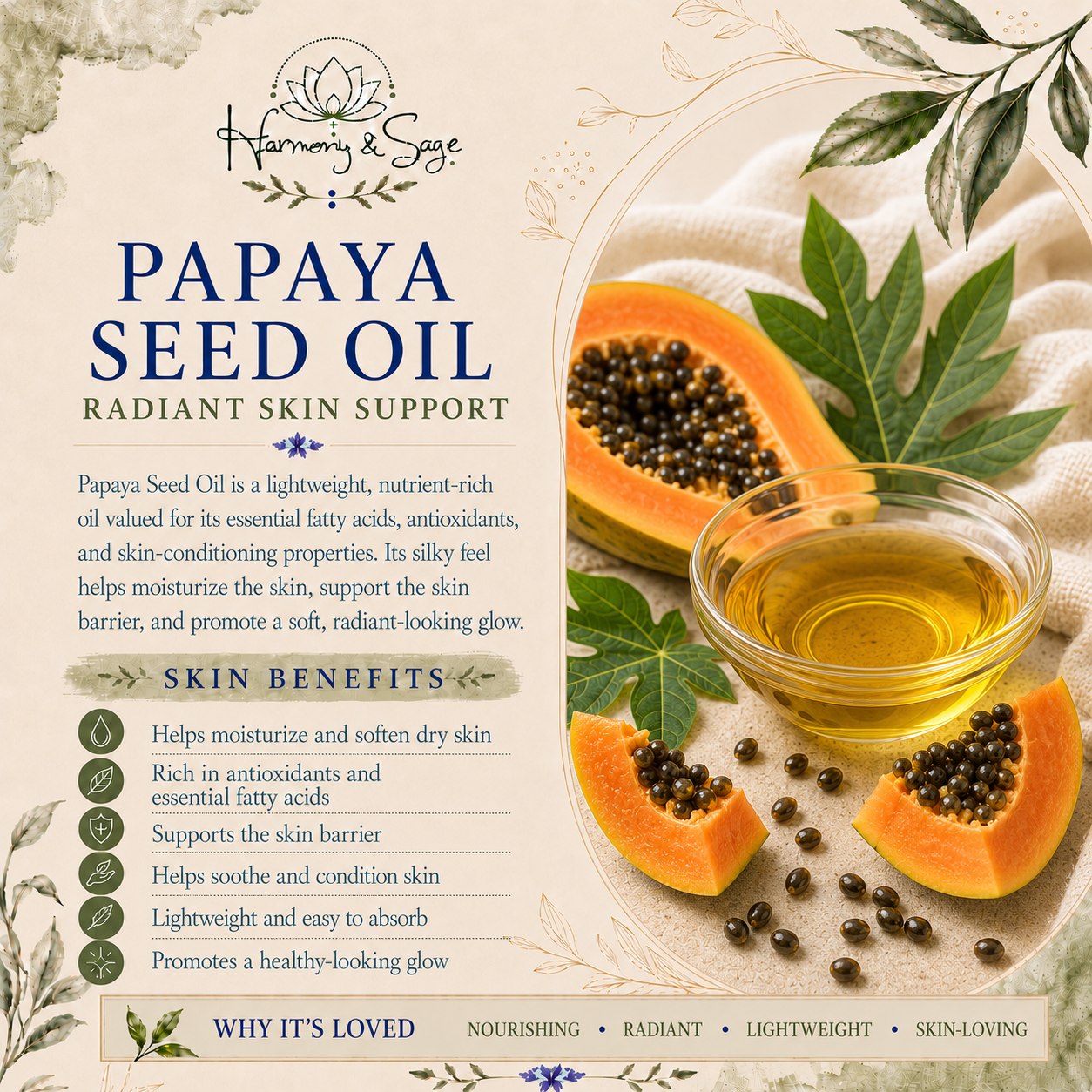 Papaya & Aloe Face Cream, Sensitive Skin, Limited Edition