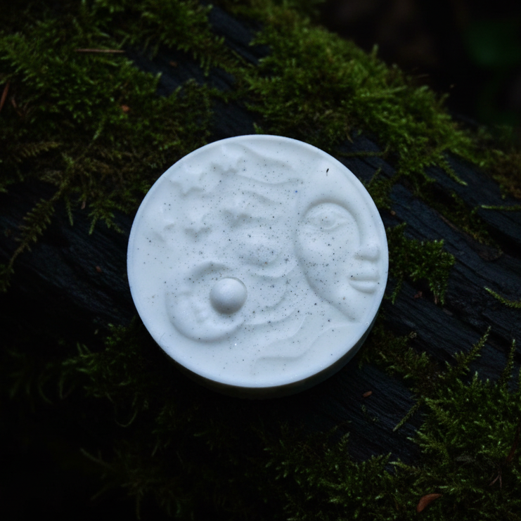 Silver Sage & Kombu Avocado Soap, Bar Soap, Moisturizing Soap, Moon & Sun Soap