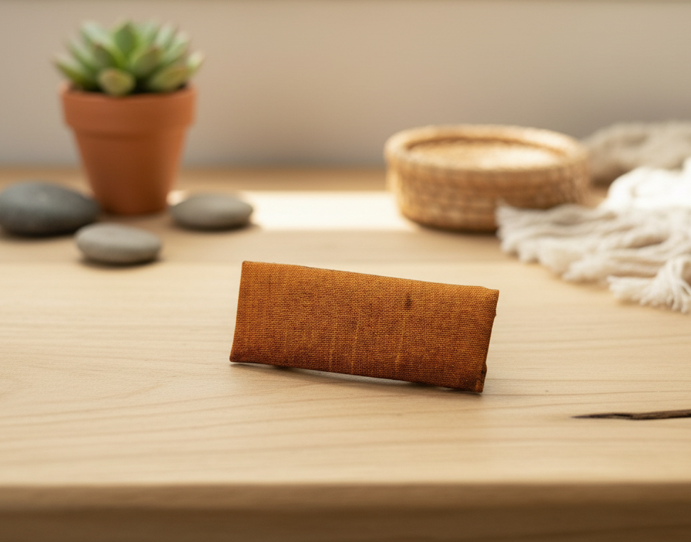 Dupioni Silk Hair Clip, 2.5 Inch, Rectangle