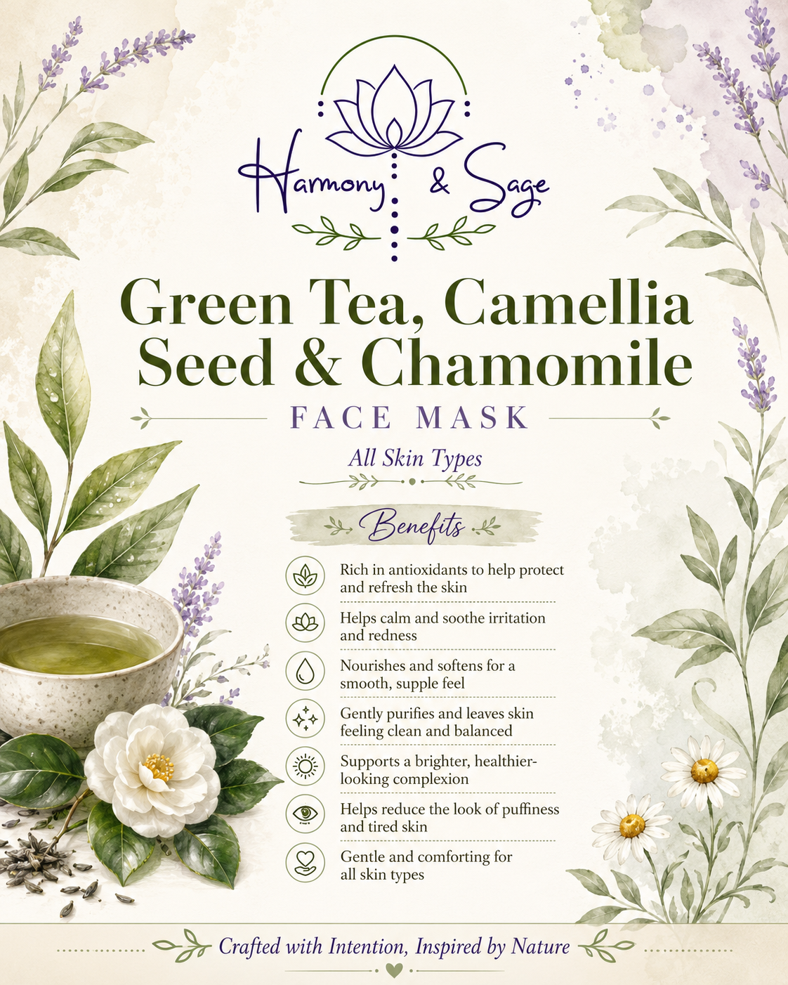 Face Mask, Jojoba Oil, Anhydrous Rinse Off Mask,  Vitamin E, Facial Treatment, Spa Treatment, Spatula