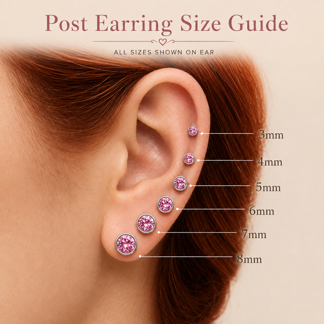 Surprise Crystal Post Steel Earrings, Swarovski, Stud Earrings, Rare, Bezel Set, Mystery Earrings