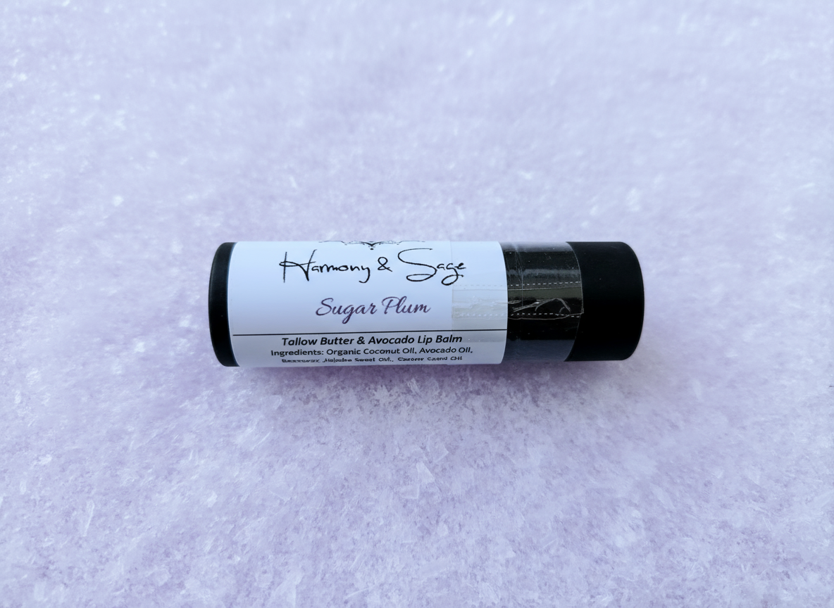 Lip Scrub & Avocado Lip Balm Set, Dry Lip Healing, Gift Set, Lip Exfoliation