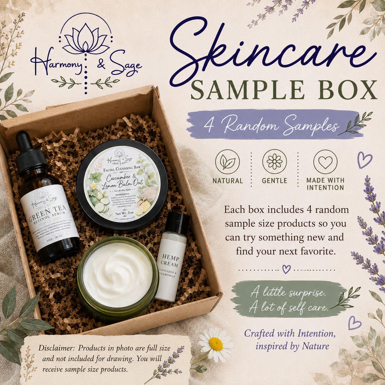 Mystery Blind Sample Box, Skincare, Facebook Drawing, Soap