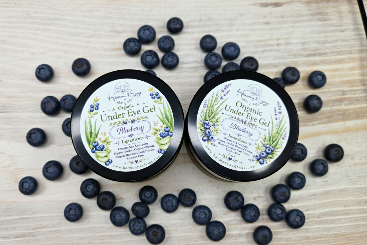Blueberry Under Eye Gel, Refreshing Gel, Skincare