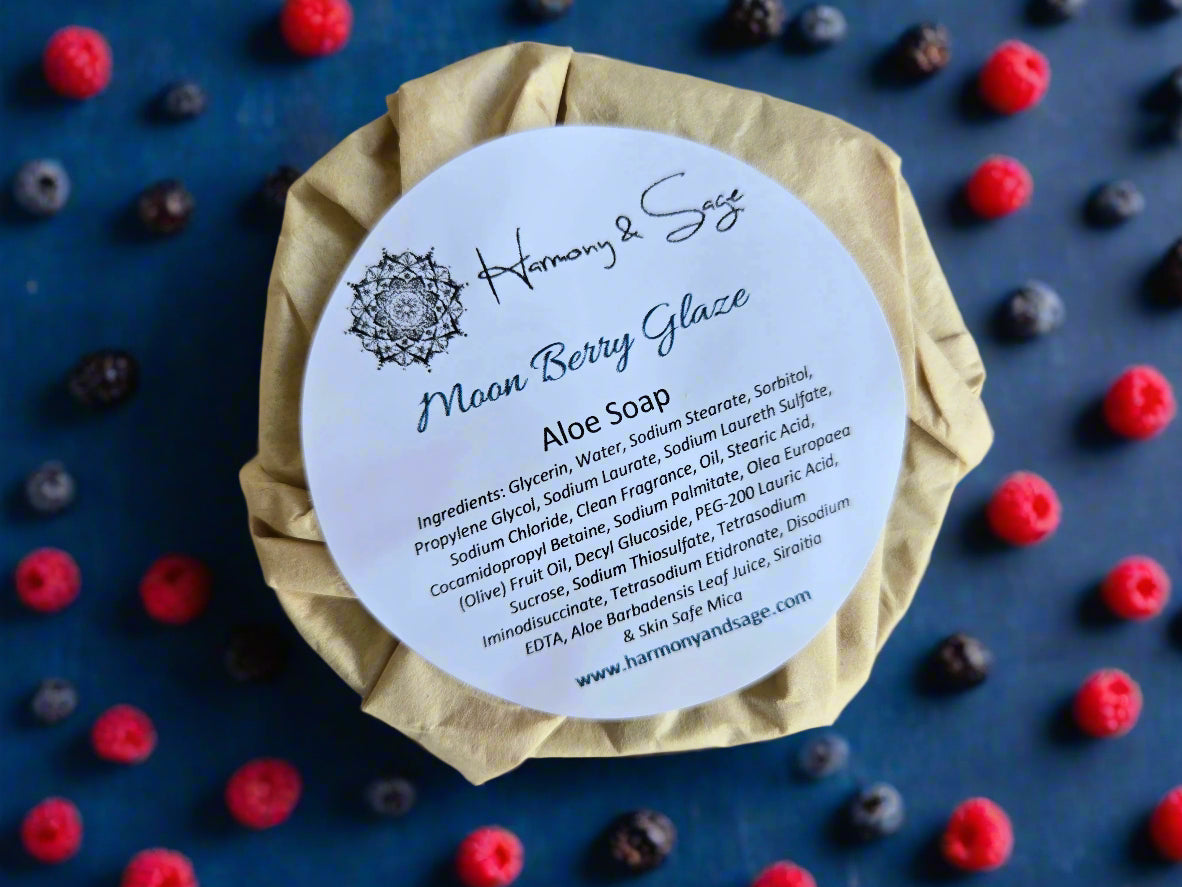 moonberry glaze soap