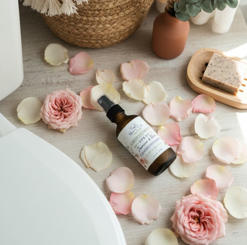 Bathroom Spray, Earth Elements Spray, Lavatory Spray, Toilet Spray, 2 oz
