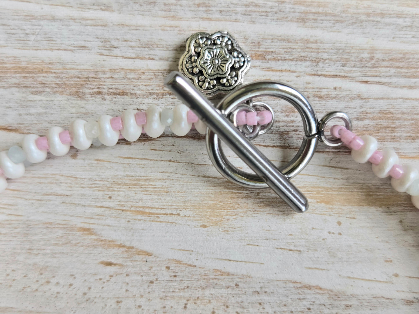 Beryl Handbeaded Healing Bracelet
