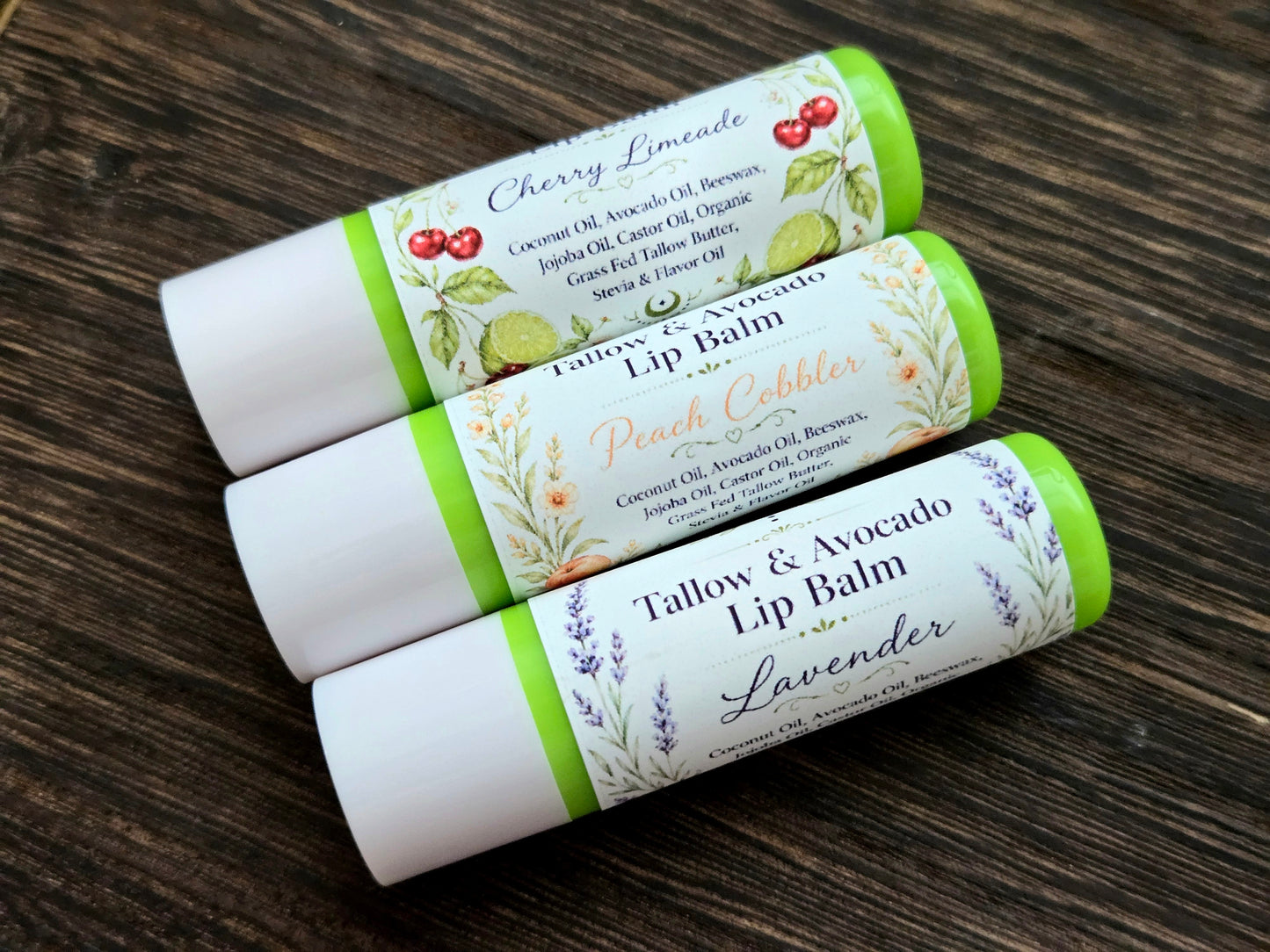 Twist Tube, Tallow Butter & Avocado Lip Balm, Lip Butter