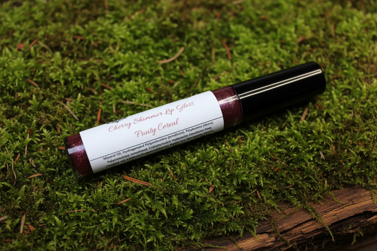 Lip Gloss, Olive Oil,  Sunflower Oil, Shimmer Gloss, Tinted, Mica