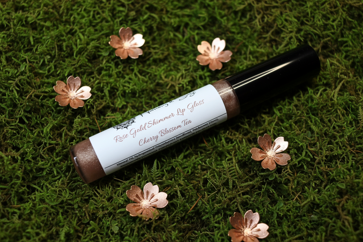 Lip Gloss, Olive Oil,  Sunflower Oil, Shimmer Gloss, Tinted, Mica