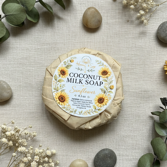 Sunflower Coconut Milk Detergent Free Soap