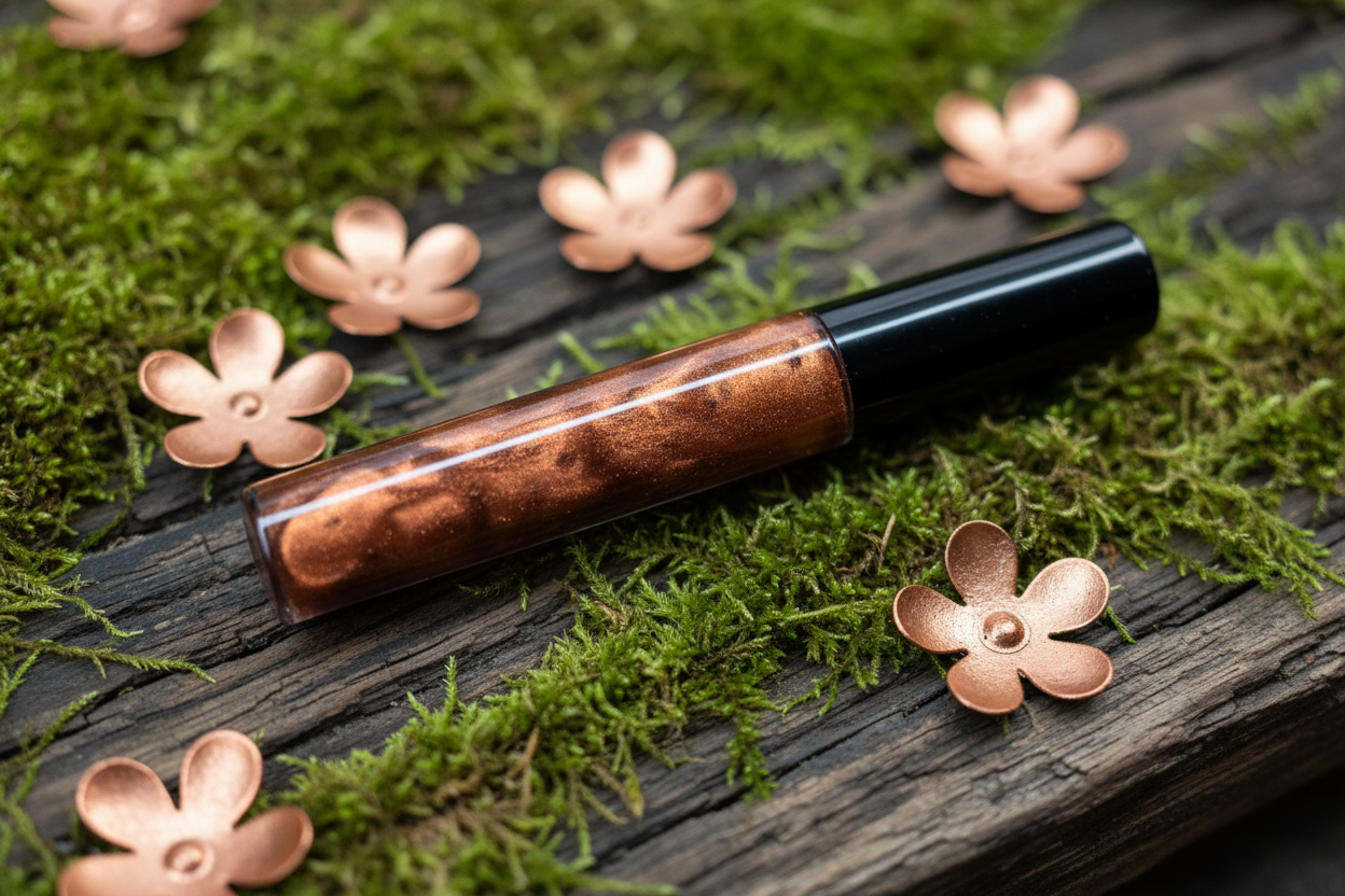 Lip Gloss, Olive Oil,  Sunflower Oil, Shimmer Gloss, Tinted, Mica