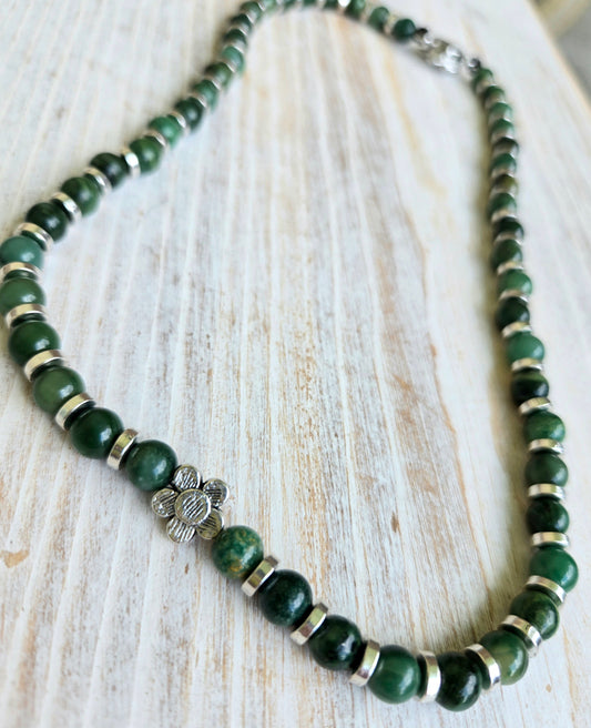 Verdite Gemstone Healing Necklace