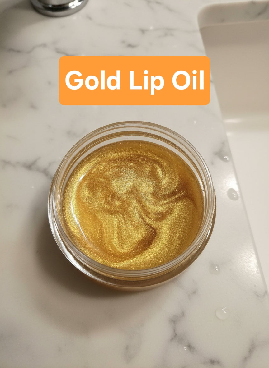 Natural Lip Oil, Tinted, Shimmer, Flavored, Vitamin E, Manuka Honey, Olive Oil, Sunflower Oil, Coconut Oil