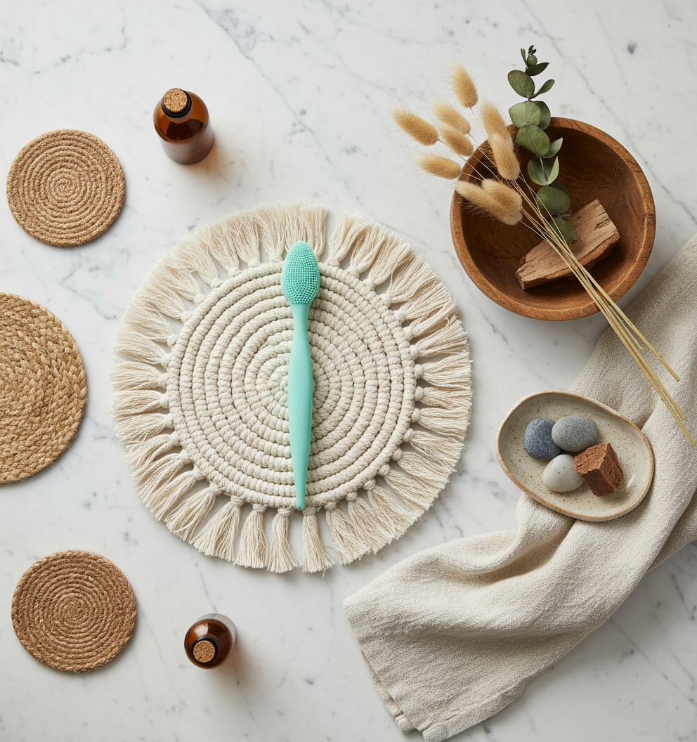 Lip Scrub & Avocado Lip Balm Set, Dry Lip Healing, Gift Set, Lip Exfoliation